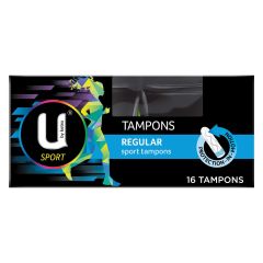 U By Kotex Sport Tampons Regular 16 Pack