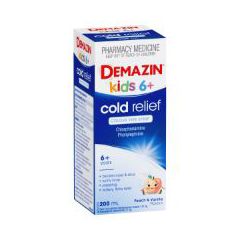 Demazin Kids 6+ Cold C/Freesyrup 200ml