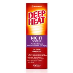 Deep Heat Night Soothe Soothing Pain Relief Cream 100 g