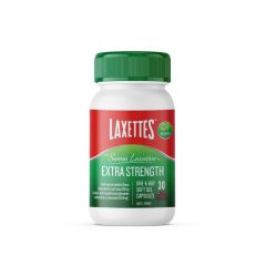 Laxettes Senna Laxative Extastrength Soft Gel Caps 30