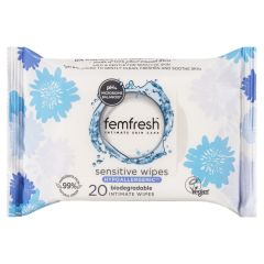 Femfresh Sensitive Wipes 20Pack