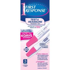 First Response Test & Reassure Pregnancy Test 3 Pack