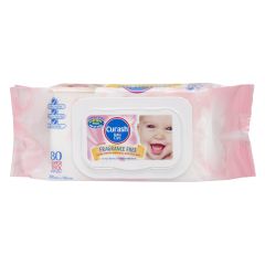 Curash Fragrance Free Superthick Baby Wipes 80 Wipes