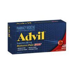 Advil Tablets 200Mg Ibuprofen 48 Pack