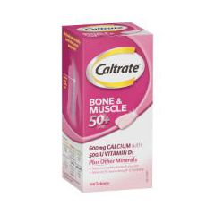 Caltrate Bone & Muscle 50+ Years 100 Tablets