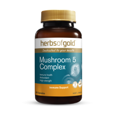 Herbs of Gold Mushroom 5 Complex 60 Capsules