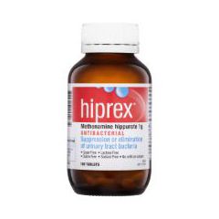 Hiprex Hippurate 1G Tablet Jar 100Ea