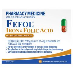 Fefol Iron & Folic Acid Capsules 60S