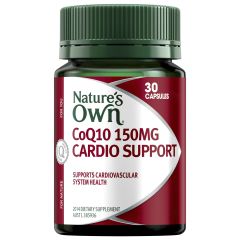 Nature'S Own Coq10 150mg Cardio Support 30 Capsules
