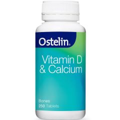 Ostelin Calcium & Vitamin D- D3 For Bone Health + Immune Support 250 Tablets