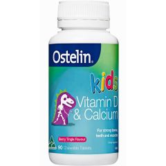 Ostelin Kids Calcium & Vitamin D Chewable - D3 For Children'S Bone Health & Immunity 90 Tablets