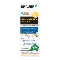 Brauer's Kids Manuka Honey Cold & Flu
