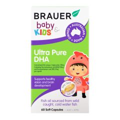 Brauer Baby & Kids Ultra Pure Dha 60 Capsules