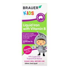 Brauer Kids Liquid Iron Withvitamin B 200ml