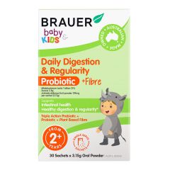 Brauer Baby & Kids Daily Digestion & Regularity Probiotic 30 Sachet