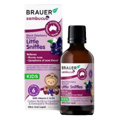 Brauer Sambucus Little Sniffles For Infants & Kids 50ml