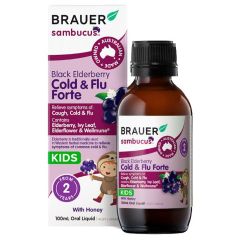 Brauer Sambucus Cold & Flu Forte For Kids 100ml