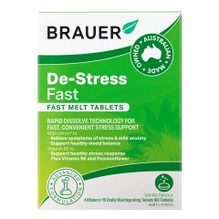 Brauer De-Stress Fast Melt 60 Tablets
