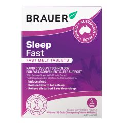 Brauer Sleep Fast Melt 60 Tablets
