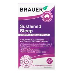 Brauer Sleep Sustained Release 30 Tablets