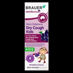 Bauer Elderberry Dry Cough Kids 100ml