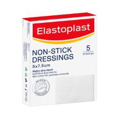 Elastoplast Latex Free - Nonstick Wound Dressing 5 Pack
