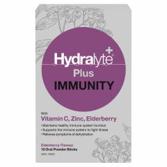 Hydralyte Plus Immunity Powder Sticks 10 Pack