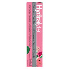 Hydralyte Watermelon Flavoured Effervescent Electrolyte 20 Tablets