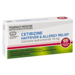 Ph Cetirizine 10mg 50 Tablets (Cetirizine)