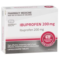 Ph Ibuprofen 200mg 48 Tablets