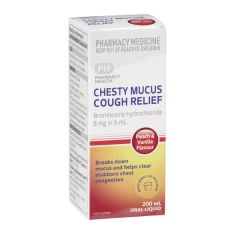 Ph Chesty Mucus Cough Relief200Ml (Bromhexine)