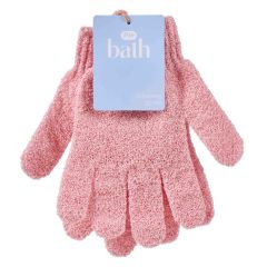 Ph Exfoliating Gloves Pink