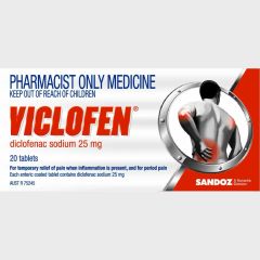 Sz Viclofen 20 Tab 25mg 20 (Diclofenac)