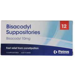 Bisacodyl Suppos 12