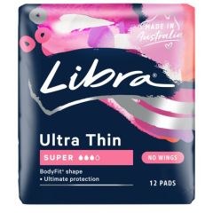 Libra Ultra Thin Pad Super 12 Pack