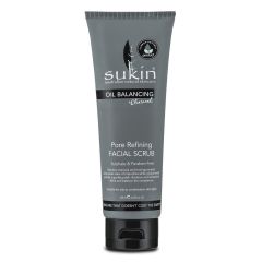 Sukin Oil Balancing Plus Charcoal Pore Refining Facial Scrub 125mL