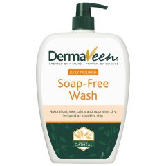 Dermaveen Daily Nourish Soap-Free Wash For Dry & Sensitive Skin 1 Litre