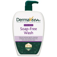 Dermaveen Extra Hydration Gentle Soap-Free Wash For Extra Dry, Itchy & Sensitive Skin 1 Litre
