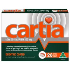 Cartia Low Dose Aspirin 28 Tablets