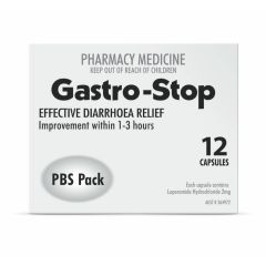 Gastro-Stop Capsules Pbs 2Mgloperamide X 12