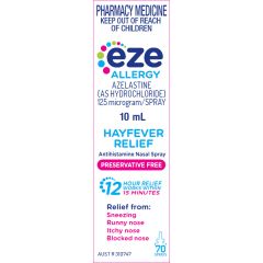 Eze Allergy Antihistamine Nasal Spray 10 ml