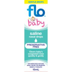 Flo Baby Saline Nasal Drops15ml
