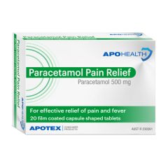 Aph Paracetamol Pain R 20 Caplet