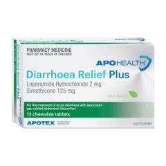 Aph Diarrhoea Relief Plus Tab Blst 12