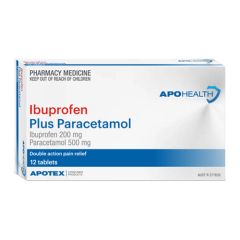 Aph Ibuprofen 200Mg/Para 500Mg 12 Tab