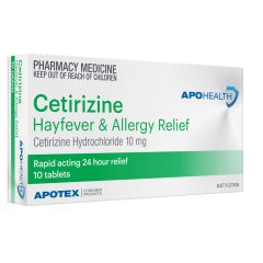 Aph Cetirizine 10Mg 10 Tablets