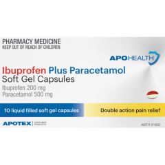 Aph Ibuprofen Plus Para200Mg/500Mg Sgc Bls 10