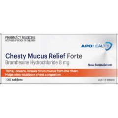 Aph Chesty Mucus Relief 8Mg100 Tablets