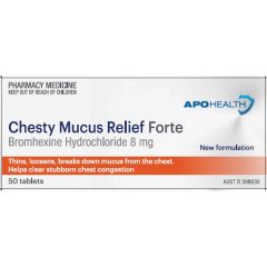 Aph Chesty Mucus Relief 8Mg50 Tablets