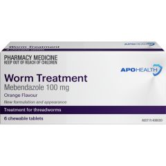 Aph Worm Treatment 100Mg Tab6 Blst